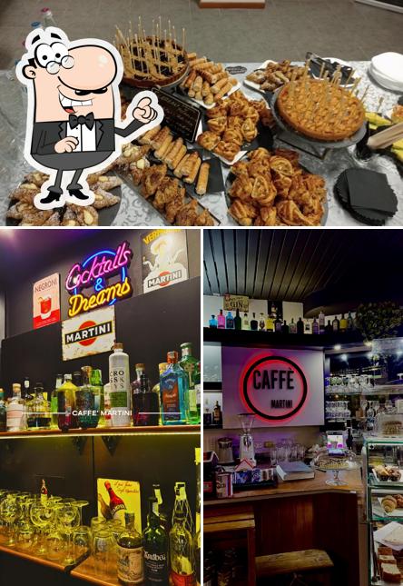 La interni e cibo del ristorante