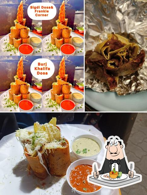 Pulled pork sandwich at Sigdi dosa and frankie corner