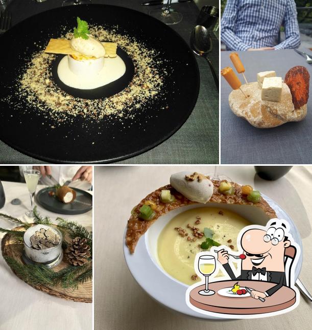 Panna cotta al Hôtel-Restaurant la Maison du Prussien