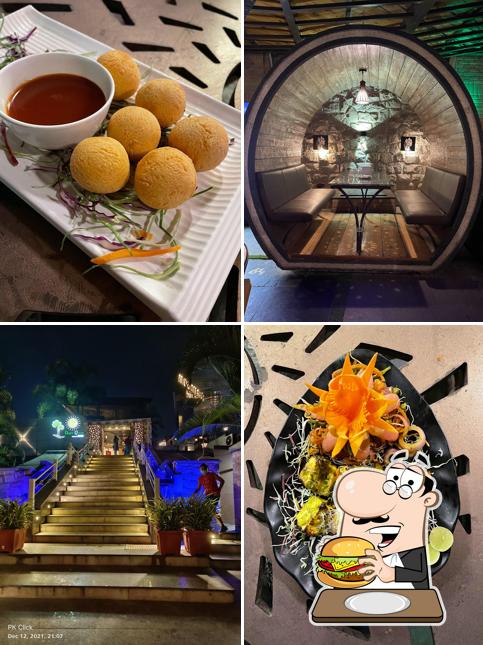 Order a burger at Mountain High Restaurant and Bar