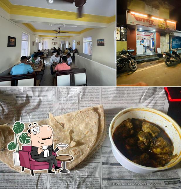 Take a seat at one of the tables at New Chhaya Lunch Home