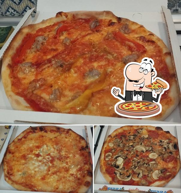 A Pizzeria Gli Storditi, puoi provare una bella pizza