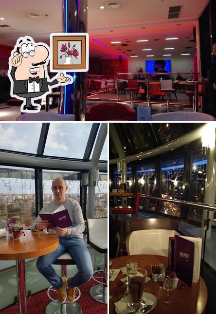 Gli interni di Vertigo Bar