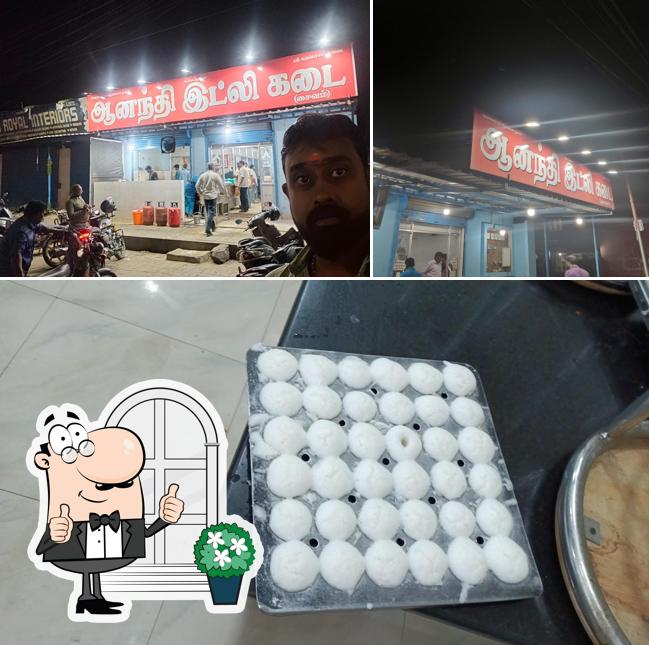 The exterior of Anandhi Idly Kadai, Selaiyur