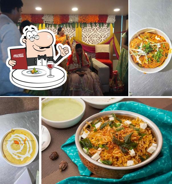 Food at TnG restaurant and banquet