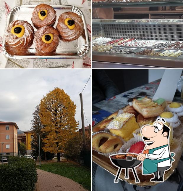 Prenditi i un pasto a base di carne a Pasticceria Brembati