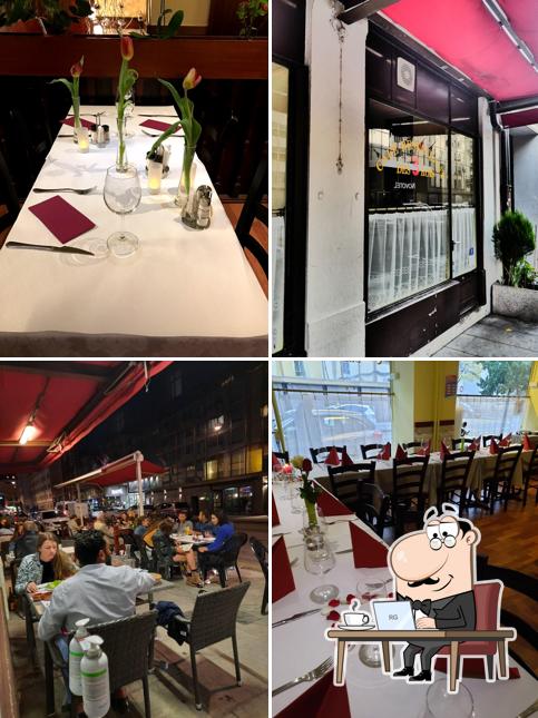 Gli interni di Des Trois Rois