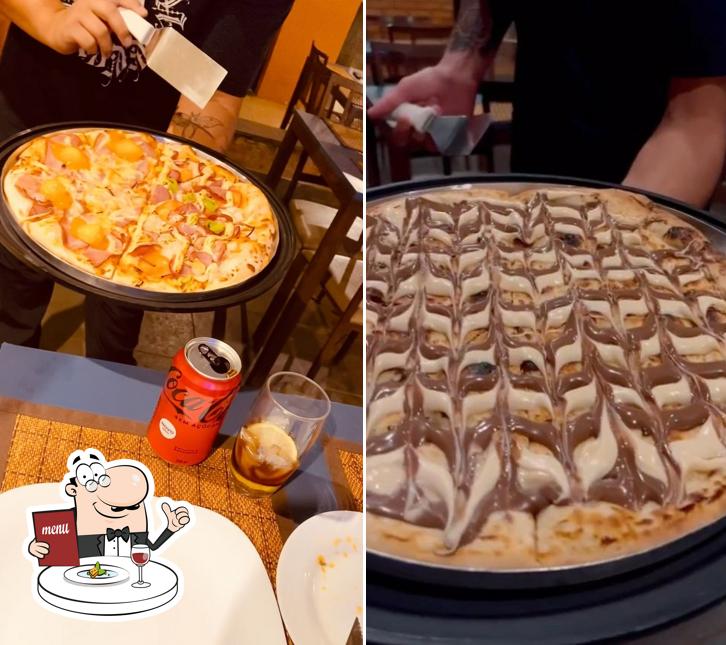 Comida em Pizza do Fred