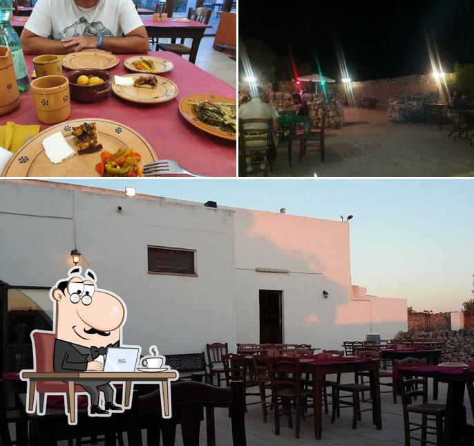 Questa è la immagine che presenta la interni e cibo di Agriturismo La Lucia