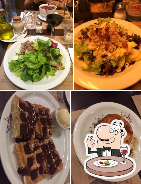 Comida em Le Jazz Brasserie