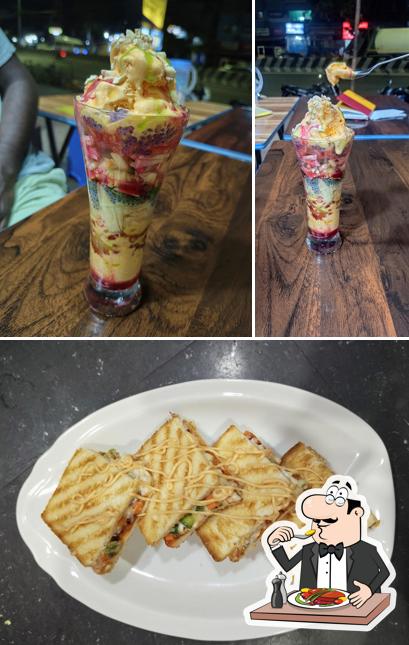 The restaurant's food and beverage