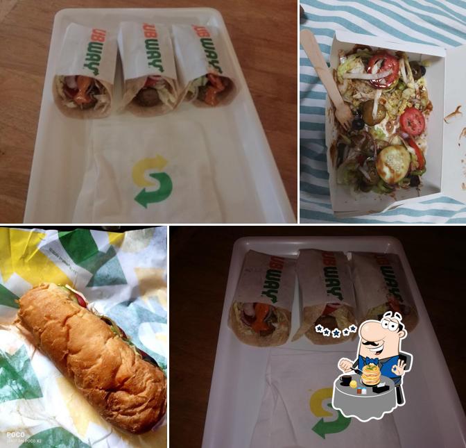 Food at Subway Avani River Side Mall