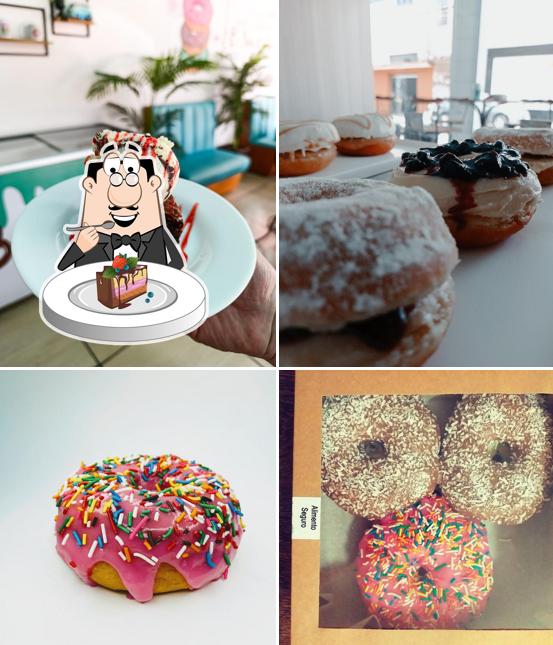 Bolo de chocolate em Cafeteria Bsweetie