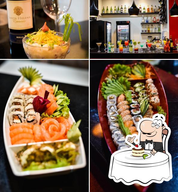 Kanii Comida Japonesa Gama provê uma seleção de sobremesas