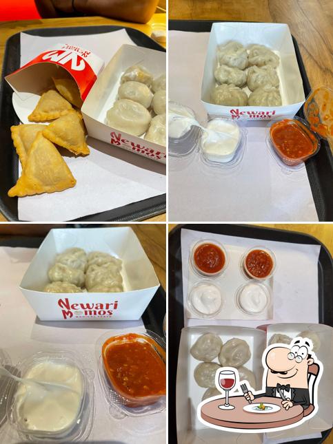Food at Newari momos