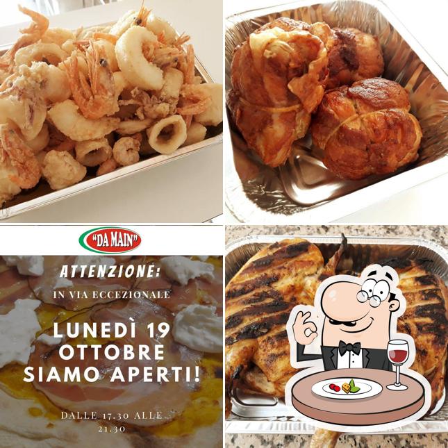 Cibo al Pizzeria-Friggitoria-Griglieria Da Main