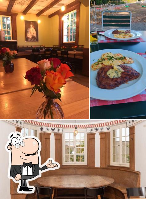 Gli interni di Restaurant Schützenhaus