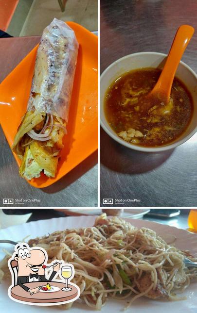 Food at Kalpana Restaurant & Kolkata Rolls