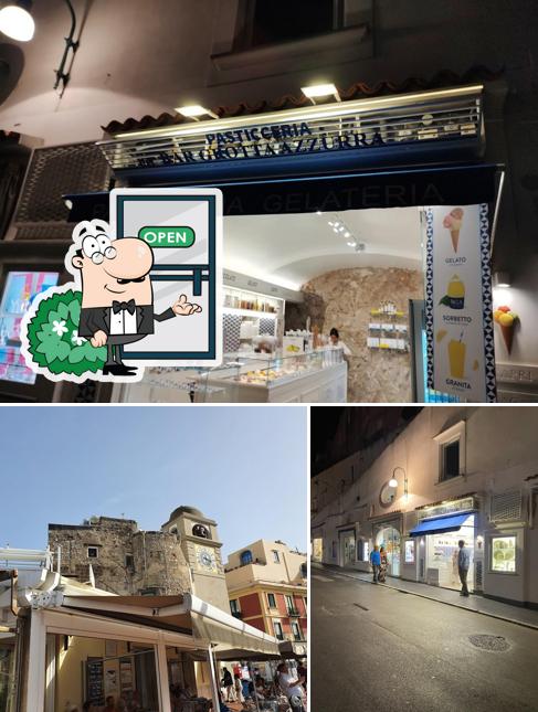 Gli esterni di BGA Capri in Piazzetta