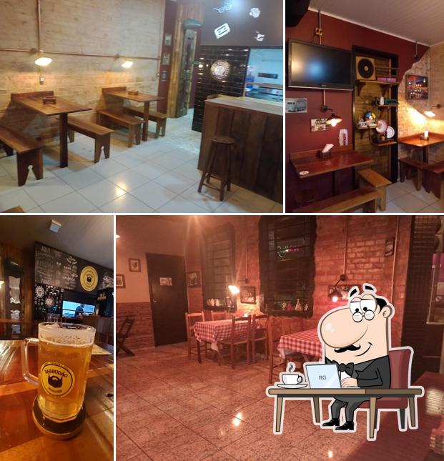 O interior do Barbudão Burguer - Campo Largo