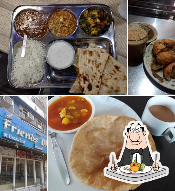 Food at New Friends Dhaba