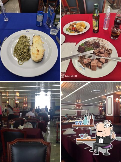 O interior do Restaurante Escola Senac