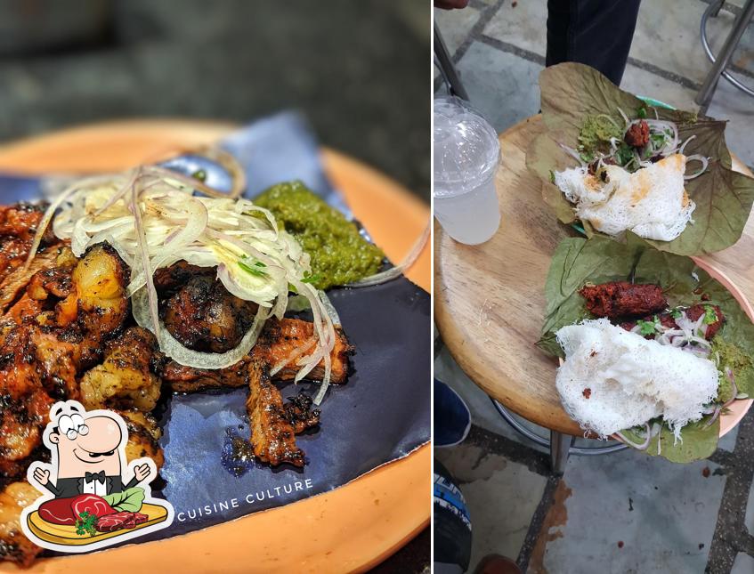 Pick meat dishes from the menu