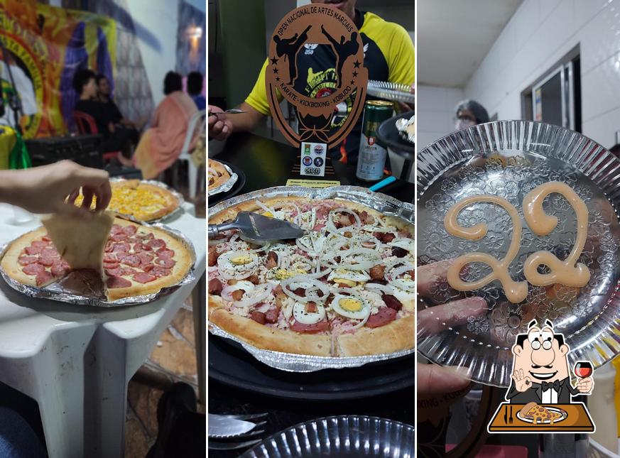 Escolha pizza no Cantinho da Pizza