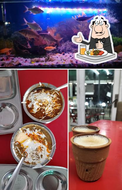 Chocolate mousse at Pandit ji family restaurant Pure Veg