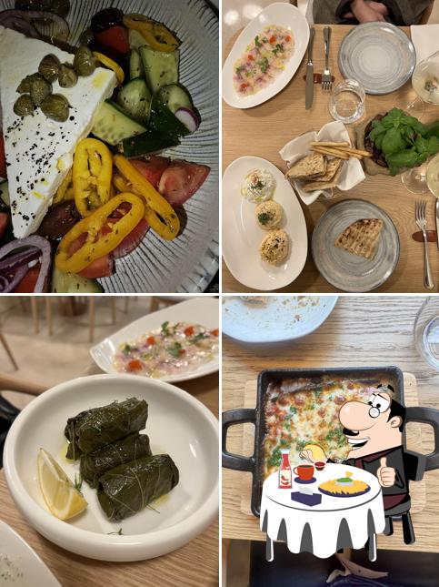 Piatto di formaggi al Isola Greca