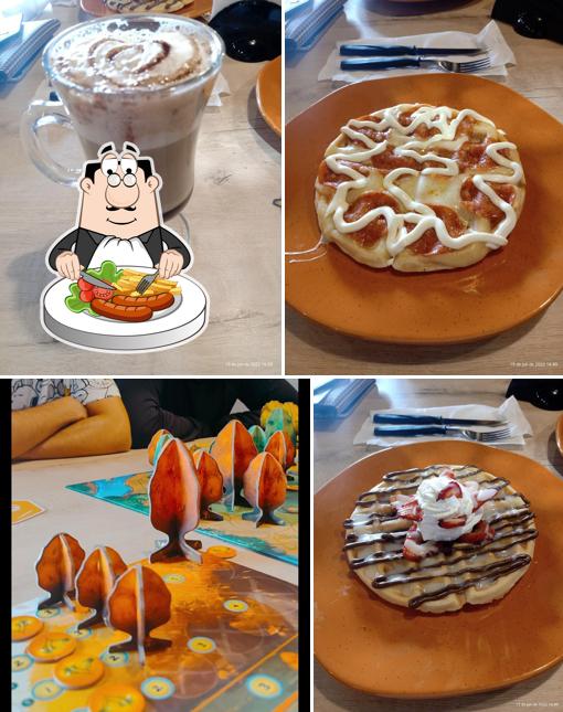 Comida em Ludoteca Sidequest