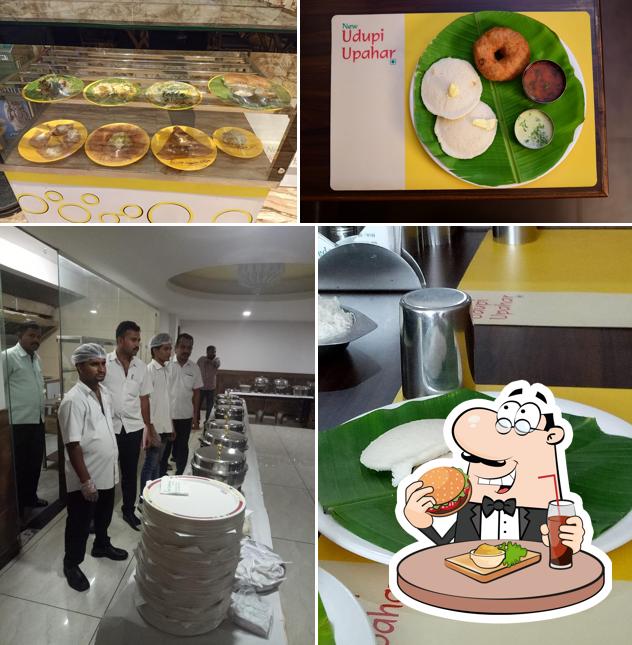 Try out a burger at New Udupi Upahar Veg