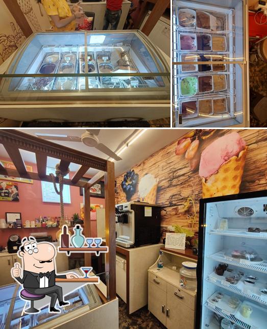 The interior of Soft Serve Gelato Cafe