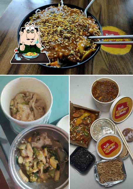 Food at The Hunger Booth