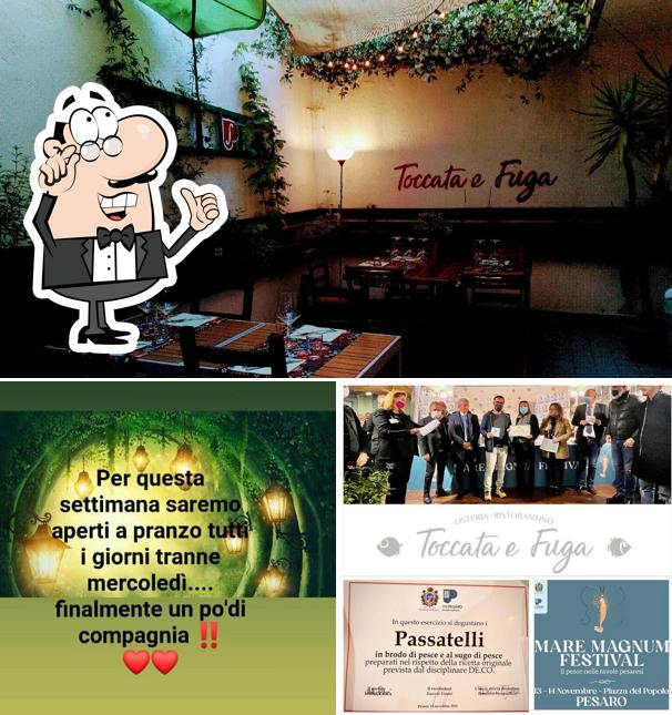 Dai un'occhiata agli interni di Toccata e Fuga osteria ristorantino