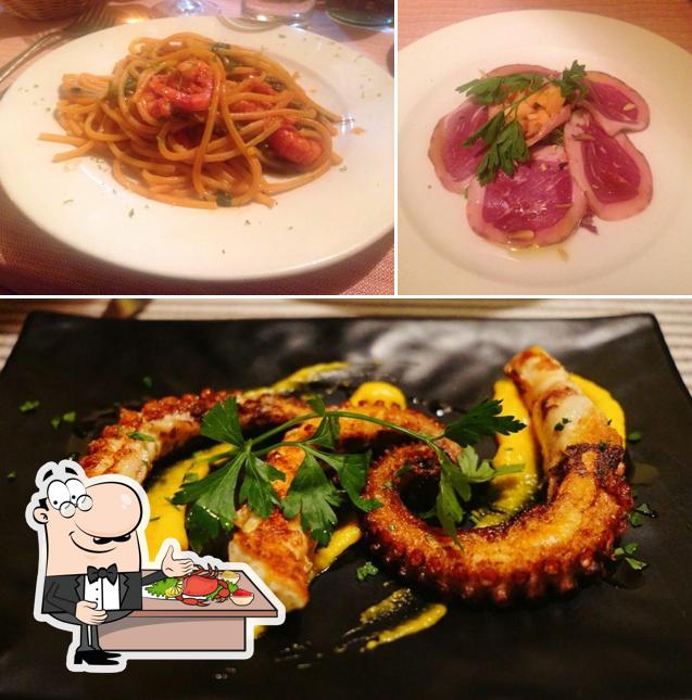 I clienti di Ditirambo Roma possono godersi vari prodotti di cucina di mare