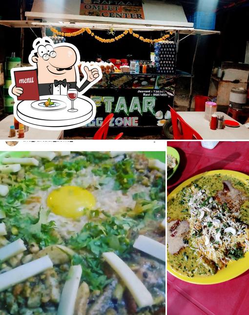 Food at Raftaar Omlet center