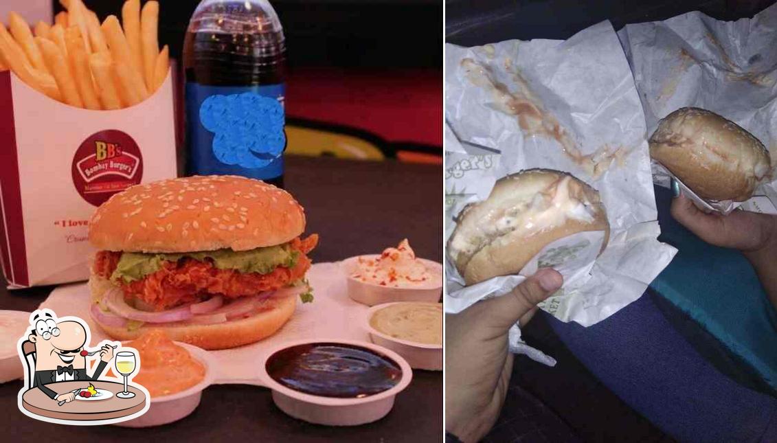 Food at Bombay Burger's