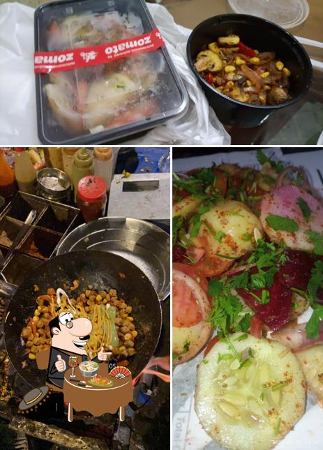 Food at Mewalal pasta & salads