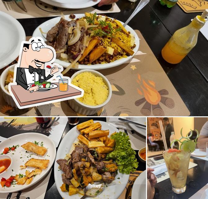 A foto da comida e bebida no Virgulino Restaurante