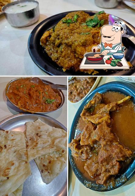 Chicken curry at Deepak Hotel