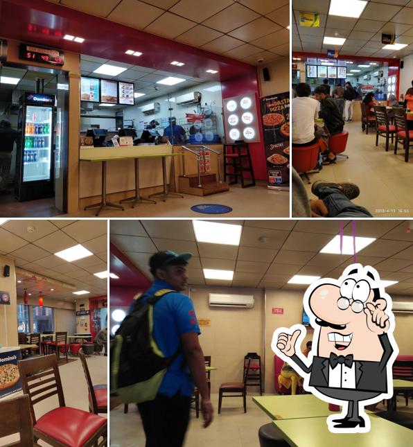 The interior of Domino's Pizza Kulri, Mussoorie