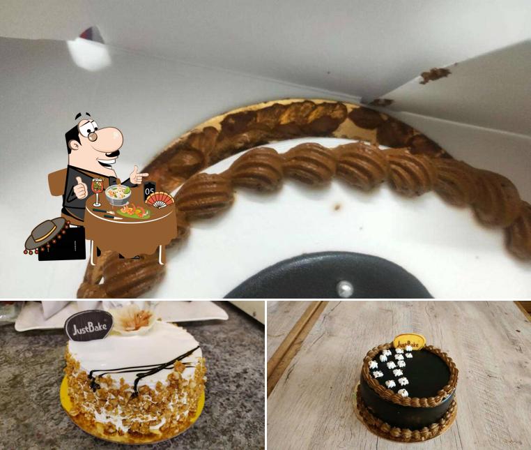 Chocolate mousse at Just bake cake and bakery shop, sum hospital