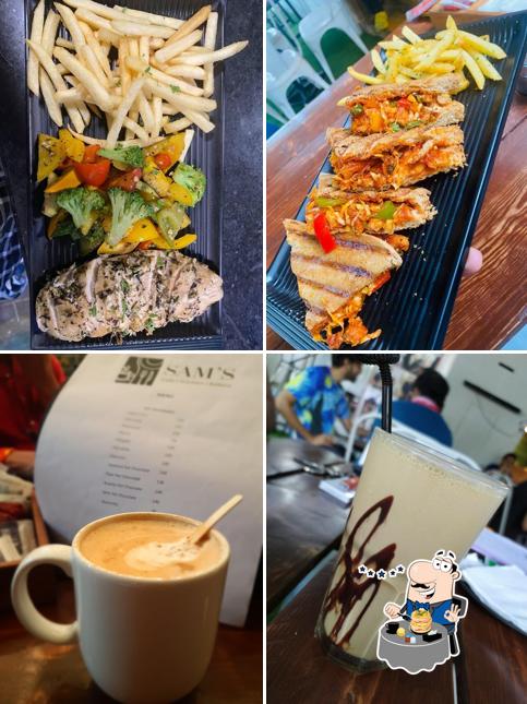 The restaurant's food and drink