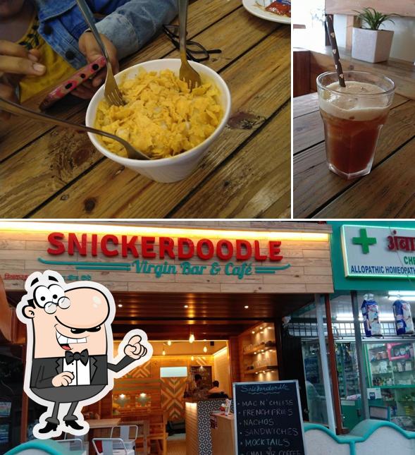 Take a seat at one of the tables at Snickerdoodle Coffeeworks