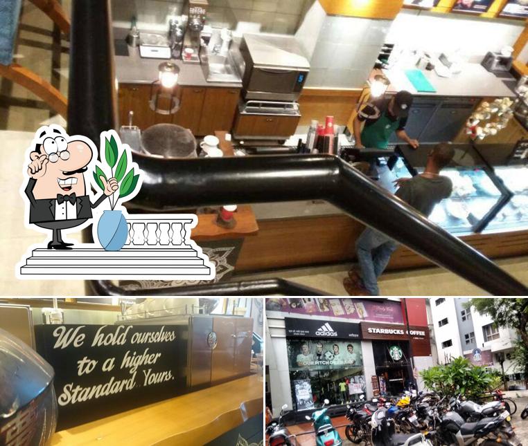 The restaurant's exterior and interior