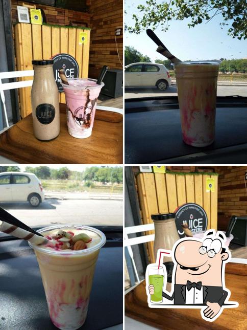 Enjoy a beverage at Pappu Fruit Juice