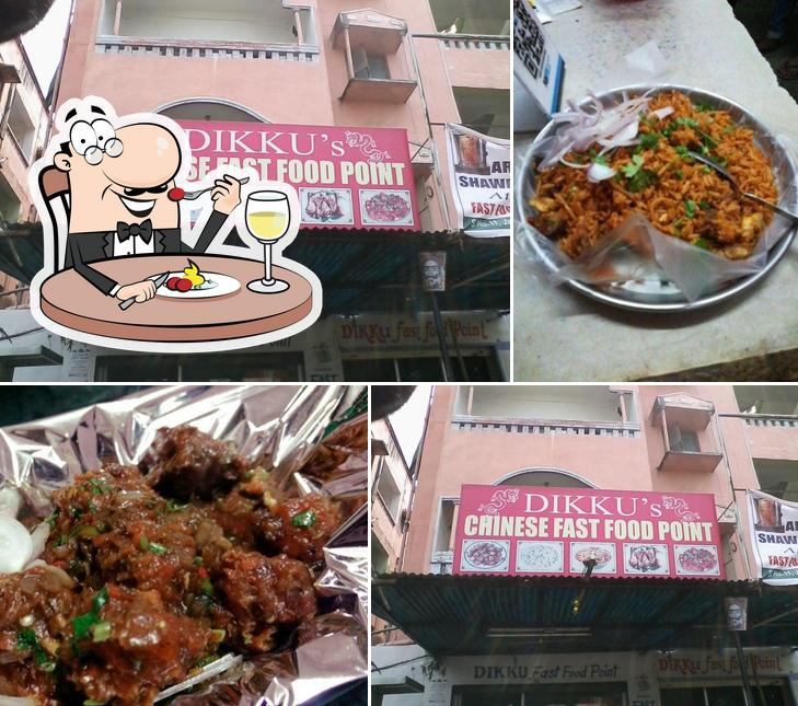 Food at Dikku's Chinese Fast Food Point