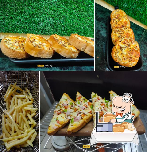 Garlic bread at Hello junkies neral