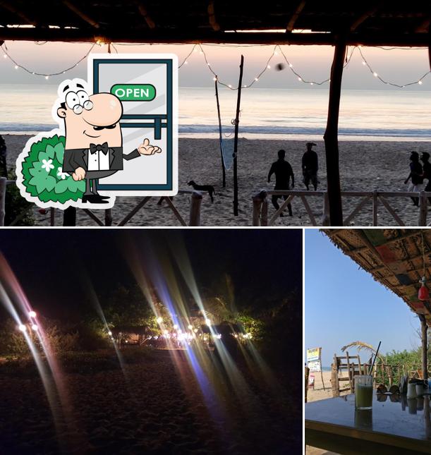 Take a look at the exterior of Surya Beach Cafe and Stay